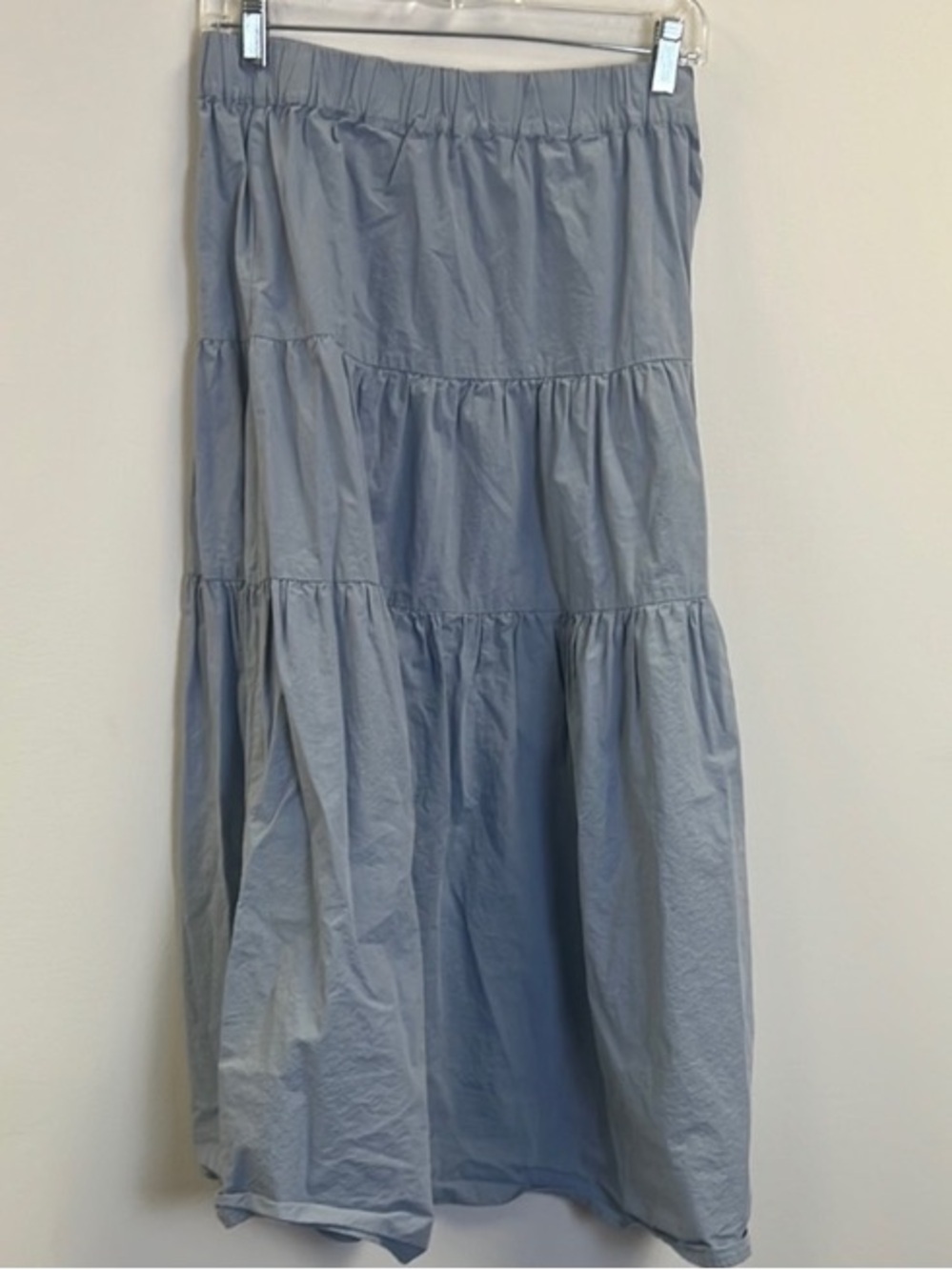 Society 22 Elegant Blue Tiered Skirt